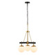 Allie Three Light Chandelier (352C03BLSB)