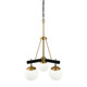 Allie Three Light Chandelier (352C03BLSB)