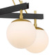 Allie Five Light Chandelier (352C05BLSB)