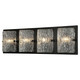 Varaluz - 376B04BL - Four Light Bath - Morgan - Black Varaluz - 376B04BL - Four Light Bath - Morgan - Black