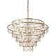Varaluz - 386C10FG - Ten Light Chandelier - Fleur - French Gold