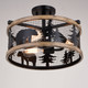 Kodiak Three Light Semi-Flush Mount (C0263)