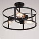 Akron Three Light Semi-Flush Mount (C0266)