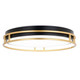 Vaxcel - C0301 - LED Flush Mount - Northgate - Matte Black/Satin Gold