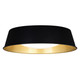 Vaxcel - C0303 - LED Flush Mount - Beacon Hill - Matte Black and Satin Gold