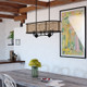 Berens Six Light Linear Chandelier (H0308)