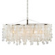 Vaxcel - P0140 - Five Light Linear Chandelier - Elsa - Satin Nickel