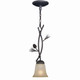 Vaxcel - P0201 - One Light Mini Pendant - Sierra - Black Walnut