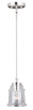 Vaxcel - P0210 - One Light Mini Pendant - Toledo - Satin Nickel