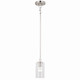 Vaxcel - P0239 - One Light Mini Pendant - Addison - Satin Nickel Vaxcel - P0239 - One Light Mini Pendant - Addison - Satin Nickel