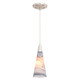 Vaxcel - P0410 - One Light Mini Pendant - Milano - Satin Nickel