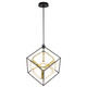Vaxcel - P0413 - LED Pendant - Anson - Matte Black and Gold