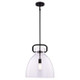 Vaxcel - P0432 - One Light Pendant - Madrona - Black