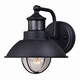 Vaxcel - T0260 - One Light Motion Sensor Outdoor Wall Light - Harwich - Textured Black