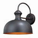 Vaxcel - T0347 - One Light Outdoor Wall Mount - Franklin - Oil Burnished Bronze and Light Gold