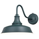 Vaxcel - T0483 - One Light Outdoor Wall Mount - Dorado - Hunter Green and White