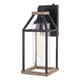 Vaxcel - T0584 - One Light Outdoor Wall Mount - Napier - Forged Black/Rustic Elm