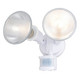 Vaxcel - T0692 - Two Light Outdoor Motion Sensor Security Flood Light - Outdoor Security - White