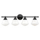 Vaxcel - W0172 - Four Light Vanity - Huntley - Oil Rubbed Bronze