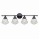 Vaxcel - W0191 - Four Light Vanity - Huntley - Oil Rubbed Bronze