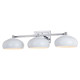 Vaxcel - W0386 - Three Light Vanity - Belmont - Chrome/Gloss White
