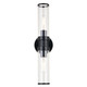 Vaxcel - W0439 - Two Light Wall Sconce - Levitt - Black