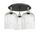 Innovations - 516-3C-BAB-G559-8SDY - Three Light Semi-Flush Mount - Ballston - Black Antique Brass
