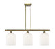 Innovations - 516-3I-AB-G559-8GWH - Three Light Island Pendant - Ballston - Antique Brass