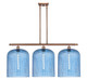 Innovations - 516-3I-AC-G559-12BL - Three Light Island Pendant - Ballston - Antique Copper