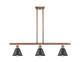 Innovations - 516-3I-AC-M8 - Three Light Island Pendant - Ballston - Antique Copper