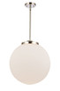 manufacturer_finish:Polished Nickel|manufacturer_glass:Matte White|light_output:220.00lm|color_temperature:2200K|cri:99