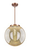 Innovations - 221-1S-AC-G208-14 - One Light Pendant - Essex - Antique Copper