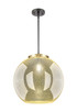 Innovations - 221-1S-BAB-G128-16 - One Light Pendant - Essex - Black Antique Brass