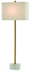 Currey and Company - 6000-0293 - One Light Table Lamp - Felix - Natural/Antique Brass
