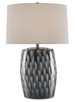 Currey and Company - 6000-0456 - One Light Table Lamp - Milner Collection - Indigo/Cloud