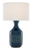 Currey and Company - 6000-0515 - One Light Table Lamp - Samba Collection - Ocean Blue
