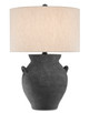 Currey and Company - 6000-0537 - One Light Table Lamp - Anza Black Table Lamp - Black Ash/Satin Black Currey and Company - 6000-0537 - One Light Table Lamp - Anza Black Table Lamp - Black Ash/Satin Black