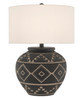 Currey and Company - 6000-0539 - One Light Table Lamp - Tattoo - Black/Latte