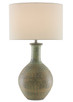 Currey and Company - 6000-0611 - One Light Table Lamp - Loro Green Table Lamp - Dark Moss Green/Gold