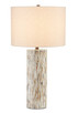Currey and Company - 6000-0709 - One Light Table Lamp - Aquila Collection - Natural Bone/Antique Brass