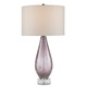 Currey and Company - 6000-0854 - One Light Table Lamp - Optimist - Purple/Clear