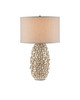 Currey and Company - 6000-0922 - One Light Table Lamp - Sugar Cube Collection - Ivory/Brown