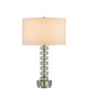 Currey and Company - 6000-0985 - One Light Table Lamp - Mystras - Clear/Antique Brass