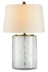 Currey and Company - 6197 - One Light Table Lamp - Oscar - Clear/Brass