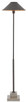 Currey and Company - 8000-0016 - One Light Floor Lamp - Fudo - Molé Black/Polished Portland