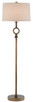 Currey and Company - 8000-0077 - One Light Floor Lamp - Germaine - Antique Brass