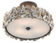 Oyster Shell Three Light Semi-Flush Mount (9000-0265)