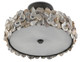 Oyster Shell Three Light Semi-Flush Mount (9000-0265)