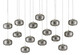 Pepper 15 Light Pendant (9000-0692)