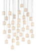 Currey and Company - 9000-0715 - 36 Light Pendant - Dove Collection - White